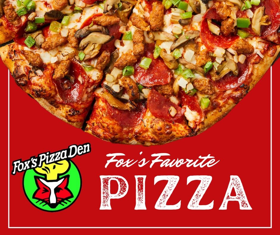 foxsclintonms's tweet photo. Meet the pizza that keeps customers coming back. 📷📷
Loaded with pepperoni, seasoned chicken, mushrooms, onions, green peppers, and plenty of melty cheese, Fox's Favorite Pizza is packed with bold flavor in every bite. https://t.co/3Ej6aumVFe