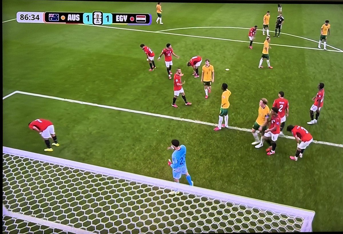 MMakgasa's tweet photo. Egypt has survived the 86th minute curse. I hope they win penalties https://t.co/GviXPTLDXm