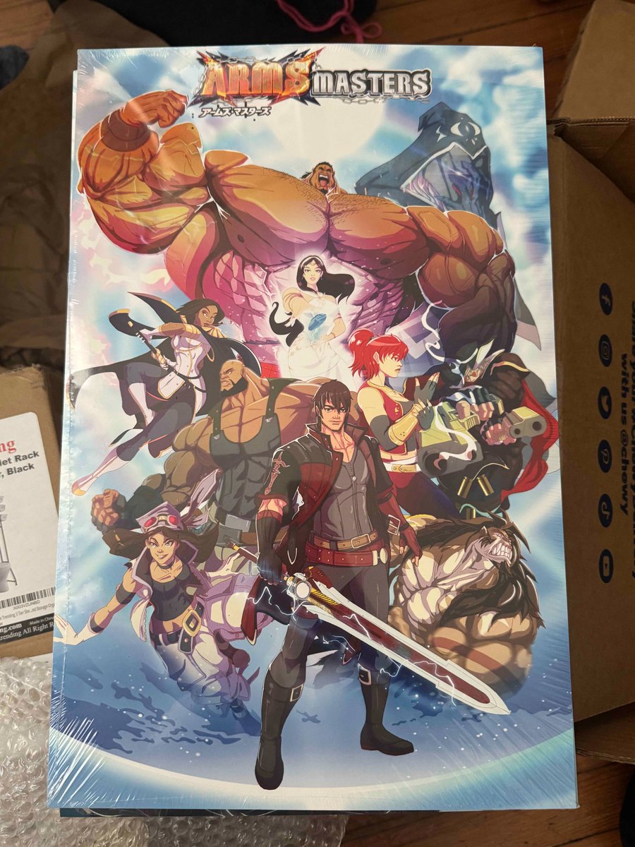 ARMSmasters's tweet photo. Books are in! I am happy to report that ARMSmasters is off to the fulfillment and packaging service I'm working with and will soon be in peoples hands. Thanks for the support! Looking ahead to the next chapter! https://t.co/oiVTEAioYL