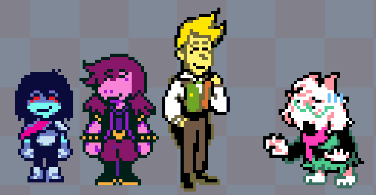 RicoSpriteArt's tweet photo. flowery
#deltarune https://t.co/oFLjQgnA9y