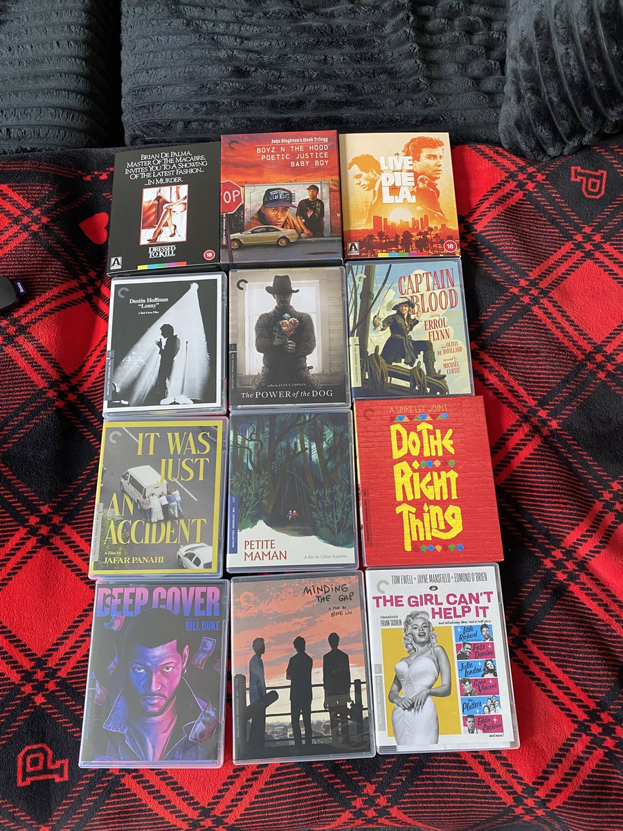 byron_needle's tweet photo. Got my criterion haul today along with 2 arrow releases as well. John Singleton Hood Trilogy must be going really fast, it was the last one in my area. Any of these films standout? https://t.co/tXDzZk36lS