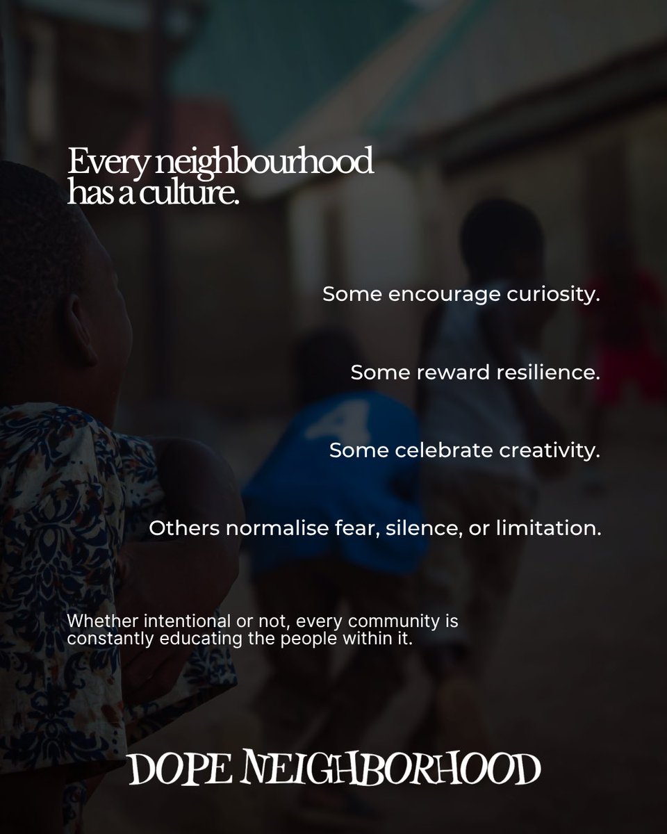 dopeneighbor's tweet photo. Every community is teaching something.

The question is whether we notice the lessons. https://t.co/ZW7j4jaEnd