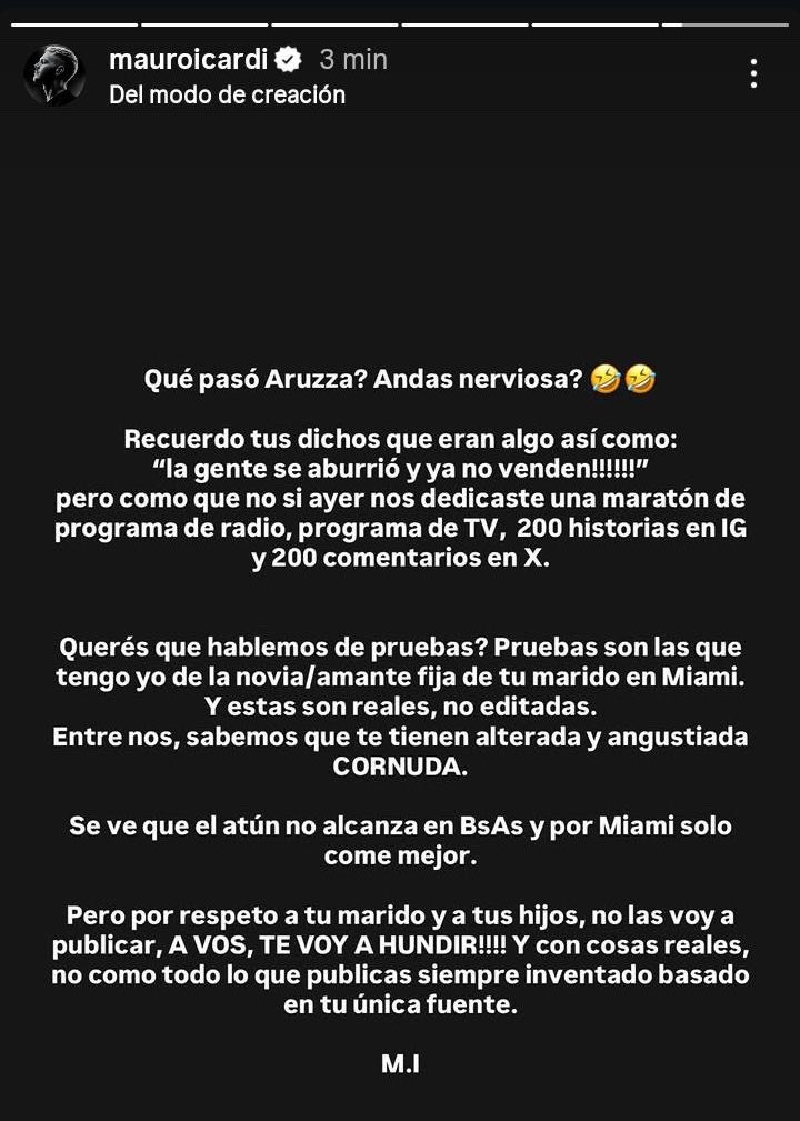 elejercitodelam's tweet photo. Imaginate que si Mauro trata asi a Yanina.
Como habra tratado a Wanda no? https://t.co/a4ZLHd0usC
