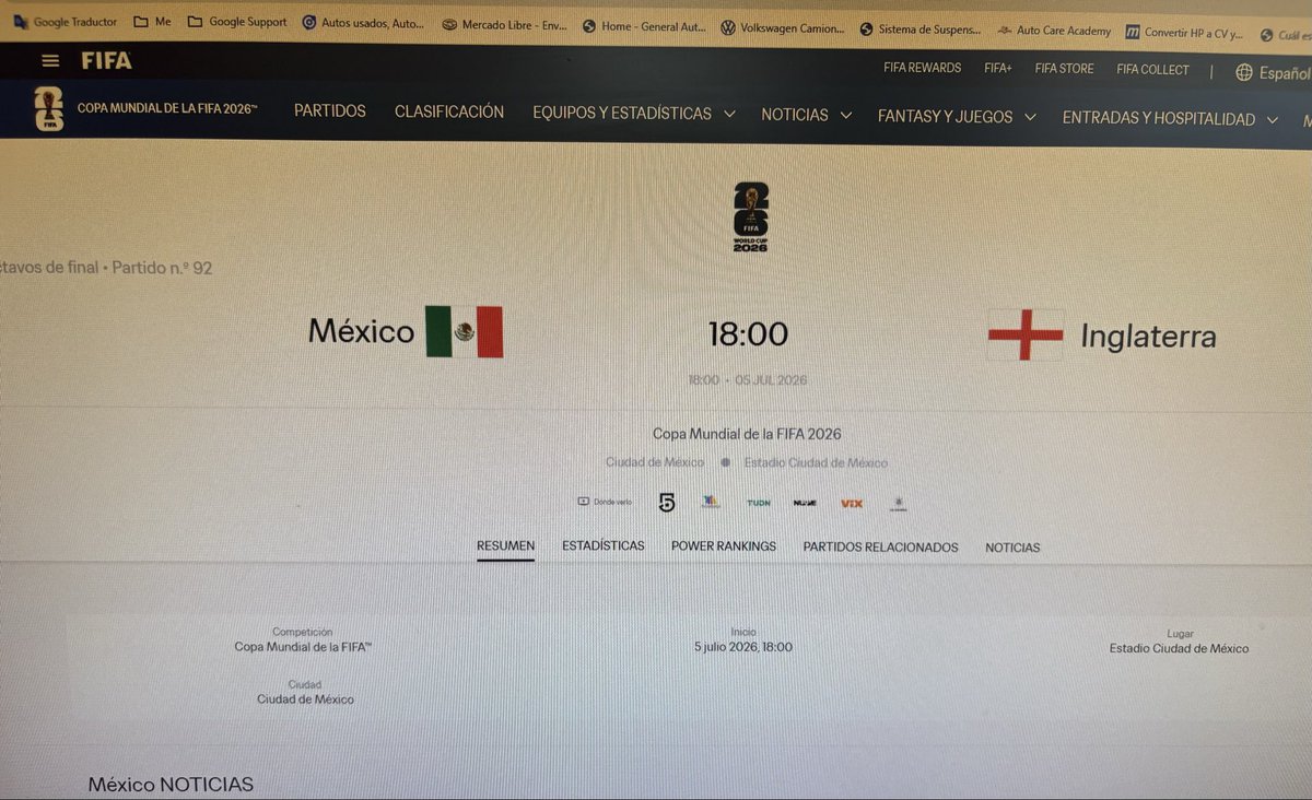 RRaulpm's tweet photo. @lopezdoriga El portal de la FIFA Aún no actualiza la información para el cambio de horario del partido. La FIFA sí debió consultar, antes de tomar una decisión, con los organismos de futbol de ambos países y no hacerlo unilateralmente. https://t.co/VlNGlUj8Tp