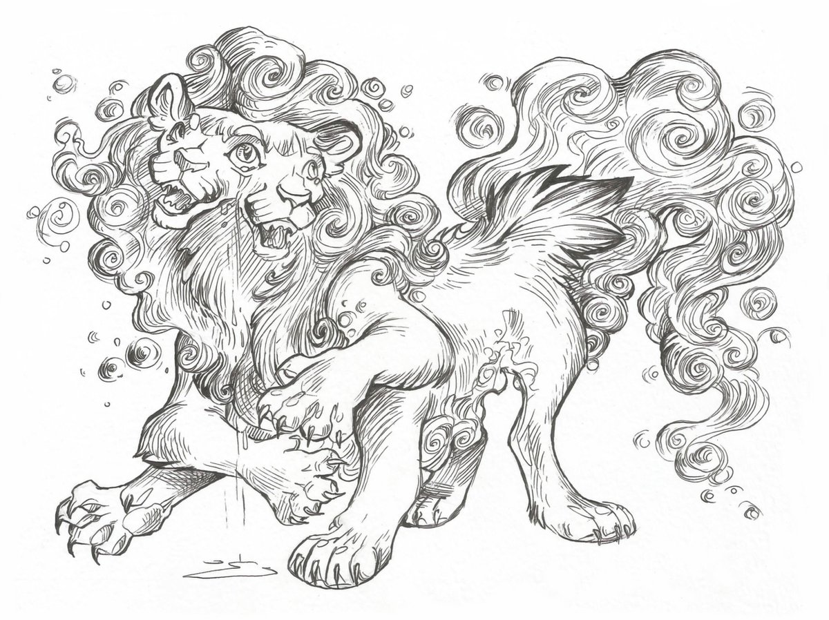 Taski_Guru's tweet photo. Line art of fantasy feline ocs characters (closed)
#lineart #feline_oc #dragonoc #line_art #lionoc #chimera #catoc https://t.co/tBkBSd6232
