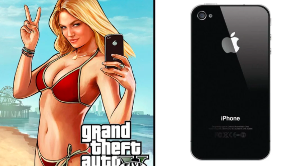 _GTAVI_'s tweet photo. Fun fact: 

GTA 5 is so old that the cover girl is using an iPhone 4, while we are on iPhone 17 now https://t.co/4XgTtn83sB