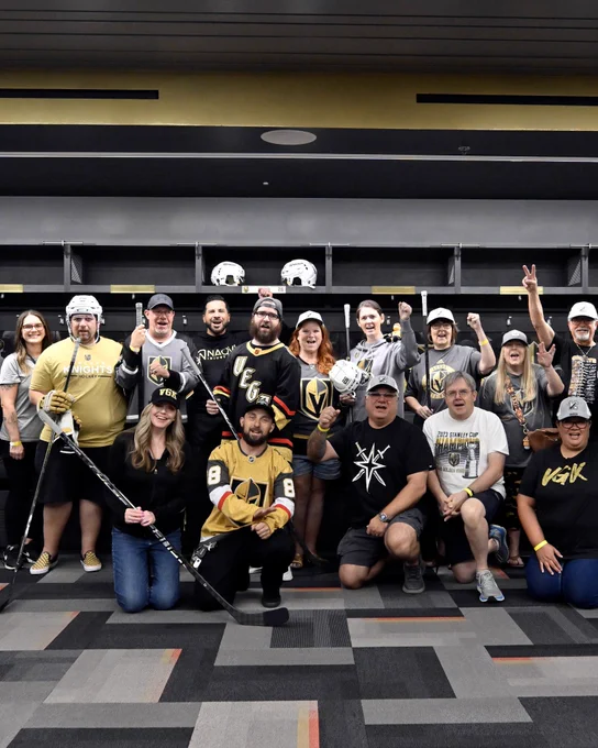 Winners of the VGK x Naqvi Locker Room Jackpot