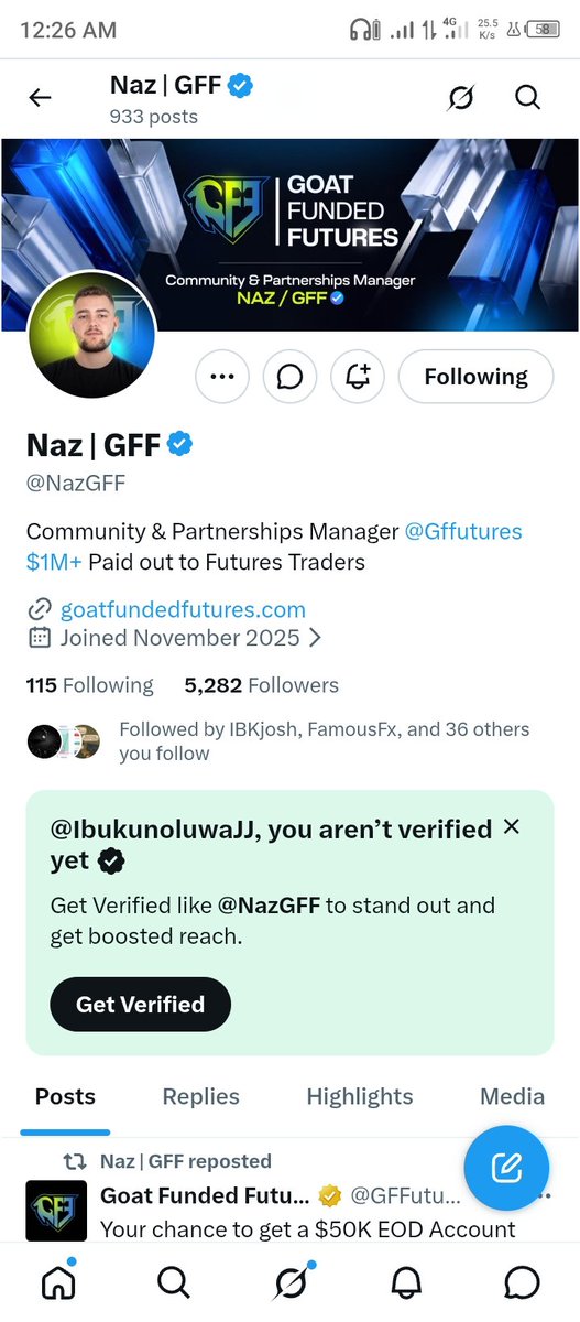Mastermind5620's tweet photo. @alhajiabdul__fx @GFFutures @NazGFF @EdwardXLreal @sodium_fx @RichsonFx @stacyCr 

@damson
@hdni 
DONE !!! ✅ https://t.co/2OZecuJj4f