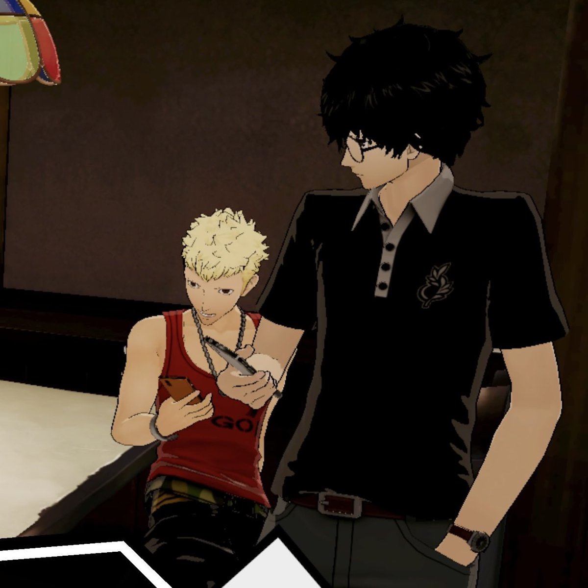 AkirennKurumiya's tweet photo. This is peak, i love how ryuji looks in this game he is so... 🤤 THAS THE GOAT https://t.co/AxUulExO6G