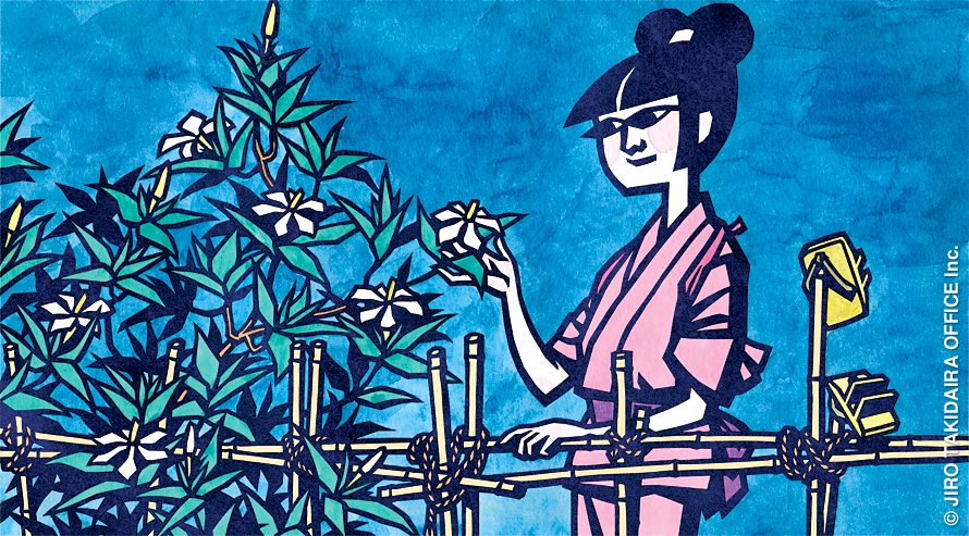takidaira's tweet photo. a093

くちなし ＜Kuchinashi (Gardenia)＞ 1972年 きりえ／和紙・洋紙、墨・水彩 17.4×31.4cm
#JiroTakidaira #滝平二郎 https://t.co/vky9RN9jc7
