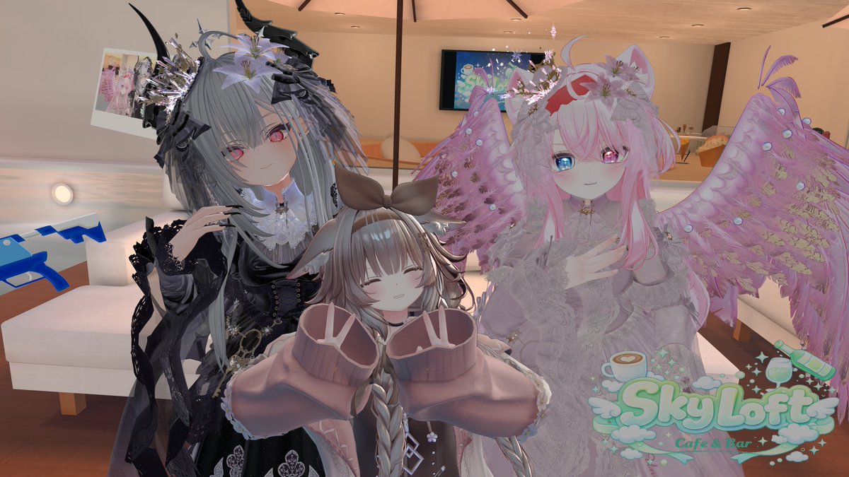 osanakisiba's tweet photo. #vrc_skyloft
お姫様に囲まれたフレンドさん
後二人のショットですわ https://t.co/72WQQLfqpi