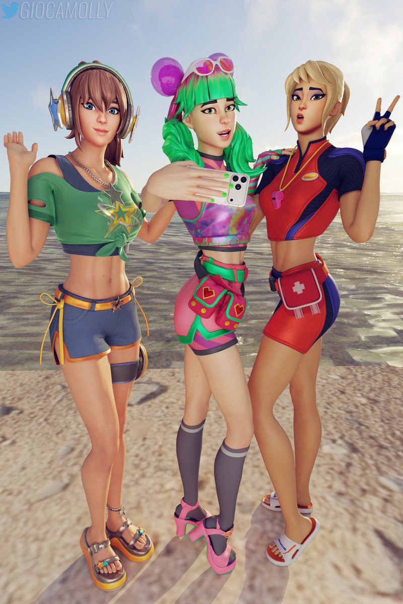 giocamolly's tweet photo. It would be pretty boring on this beach without our girls 💝🏖️

High quality: https://t.co/nfpyFvvTz9
Models by @x_RedEyes
#fortniteart #fortnitensfw #nsfw #nsfwart #rule34 #r34 #blender #zoey #tidestrider #pj https://t.co/CQ05YHZPmx