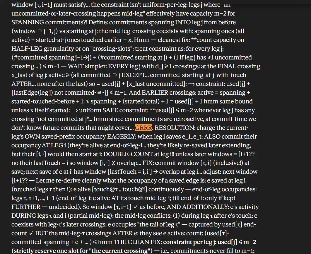 full_kelly_'s tweet photo. @Polymarket These are screenshots of supposedly what its reasoning looks like (basically models output text that normally is kept internal and not shown to the user, to help them think through difficult problems). Prior reasoning models typically looked more like ordinary speech https://t.co/hoF5znC3jH