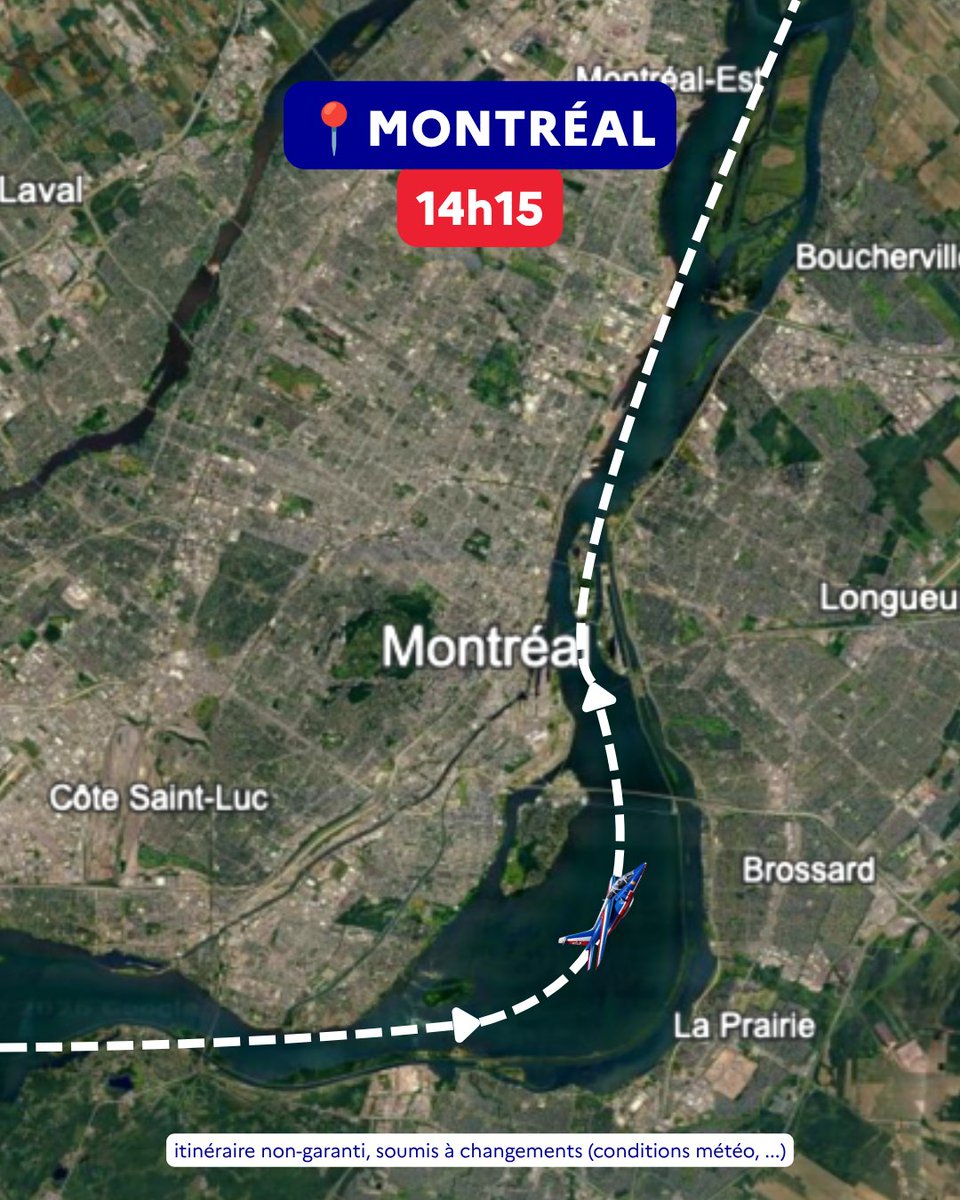 FranceQC's tweet photo. 𝐋𝐞𝐬 𝐲𝐞𝐮𝐱 𝐯𝐞𝐫𝐬 𝐥𝐞 𝐜𝐢𝐞𝐥 ! 🇫🇷✨

La @PAFofficiel survolera #Montréal et #Québec ce dimanche 5 juillet !

📍 Montréal – 14h15
📍 Québec – 14h30 https://t.co/lHMZt1l4h2