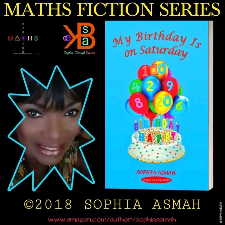 AsmahSo's tweet photo. @X @SophiAsmahBooks @DezignsSa Counting the goals #Maths in #WorldCup ⚽
Maths Fiction Series is also maths in stories. Read/learn.
Book 1 - My Birthday Is on Saturday
#nonstopviews #ThankYouGod #onelifetolive #daretodream #books #WritingCommunity #mathsfiction #authortwt #Fridayvibe #sophiaasmah https://t.co/Tl8Vyc5uTU