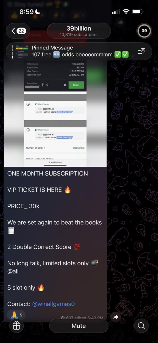 dufflebag00's tweet photo. @Mrbankstips Freedom to me is stopping @39billion from defrauding people with his VIP games. https://t.co/58rl3Mv7l4
