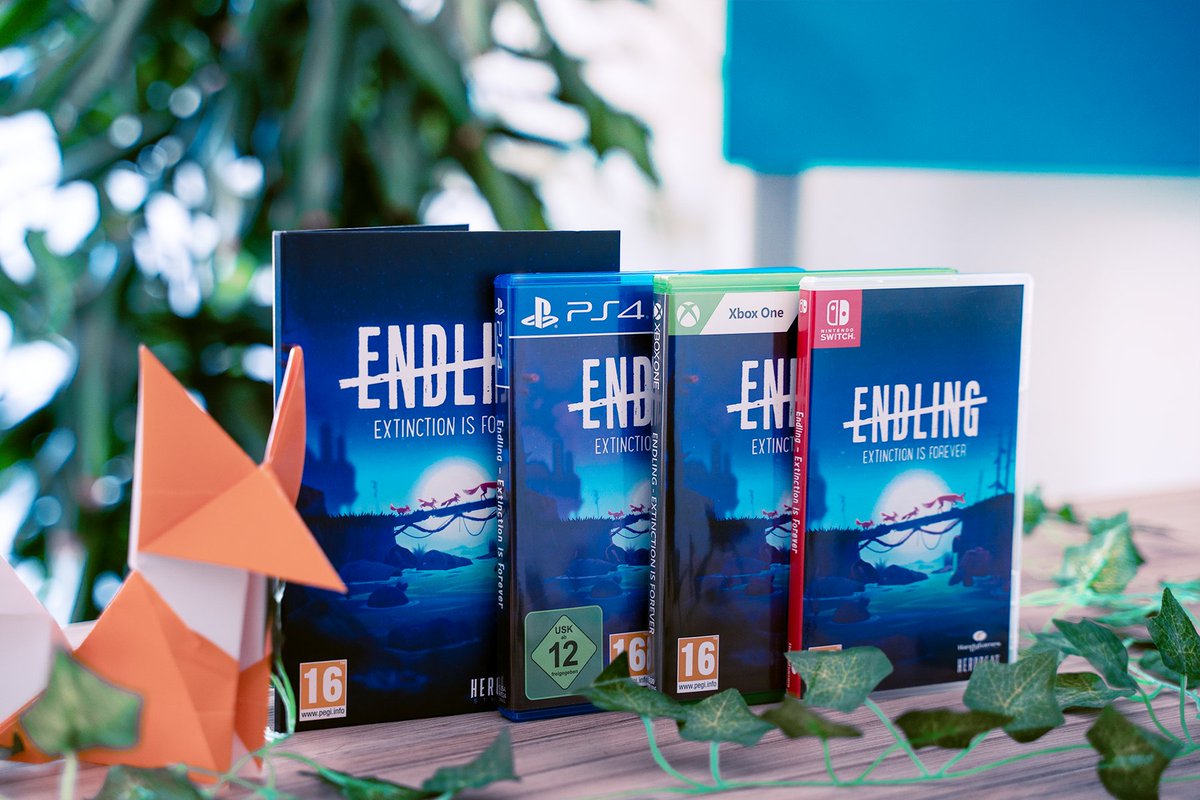 HerobeatStudios's tweet photo. Looking back at #Endling's #retail edition still makes us proud. Holding that box in our hands felt like a dream made real.

It's heartbreaking to accept that recent policies mean #Wilderings may not get the same #physical #disc lineup.

We'll always miss that feeling.
#indiedev https://t.co/wBhldmXvDH