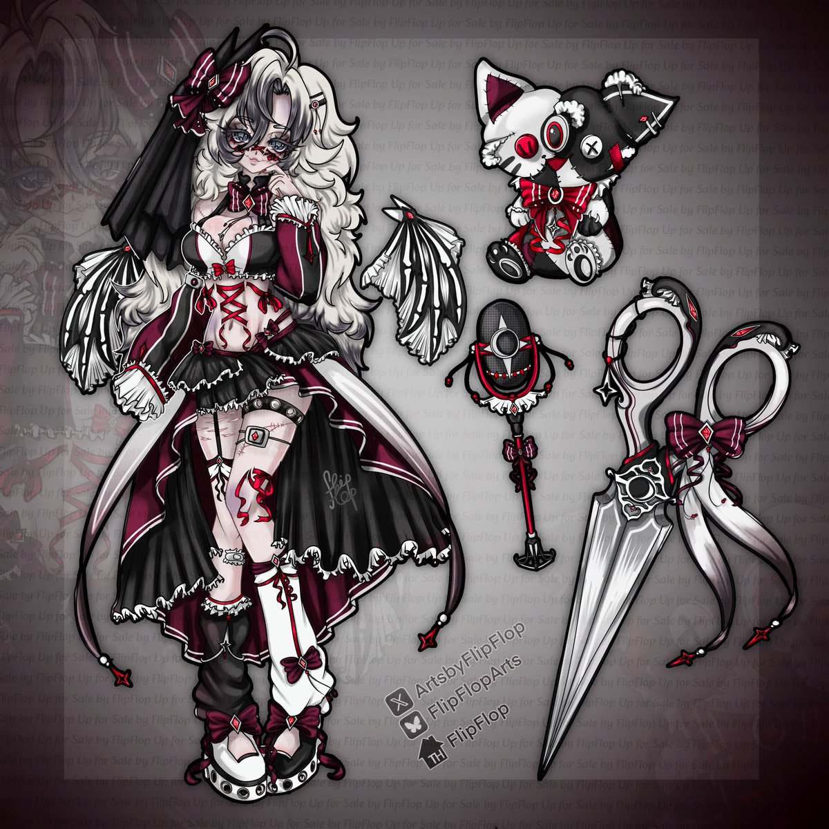 ArtsbyFlipFlop's tweet photo. Killer Idolz #Adoptables
Details in comments!!
Note the auction starts tmrw at 10:30am EST but wanted to give yall a sneak peak <33
#vrmodel #artistonX #smallartist https://t.co/aKmfeA0H0h
