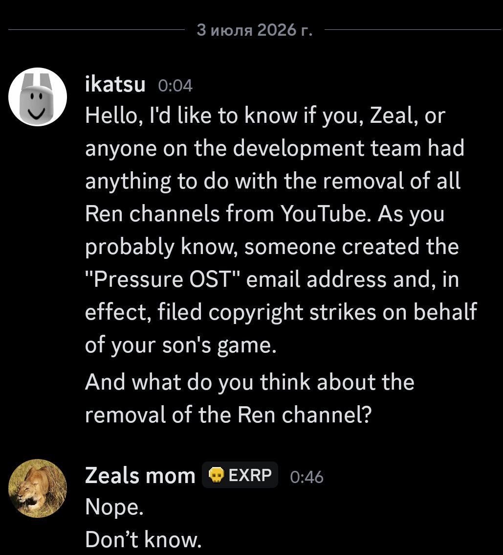MrVoidMan15's tweet photo. #pressure #Roblox I'll start off by saying that she probably got so put down by the people around her that she forced herself to do it, not Zeal not MezMerized or anyone else. We even got confirmation from her https://t.co/XLH5JsMEgf