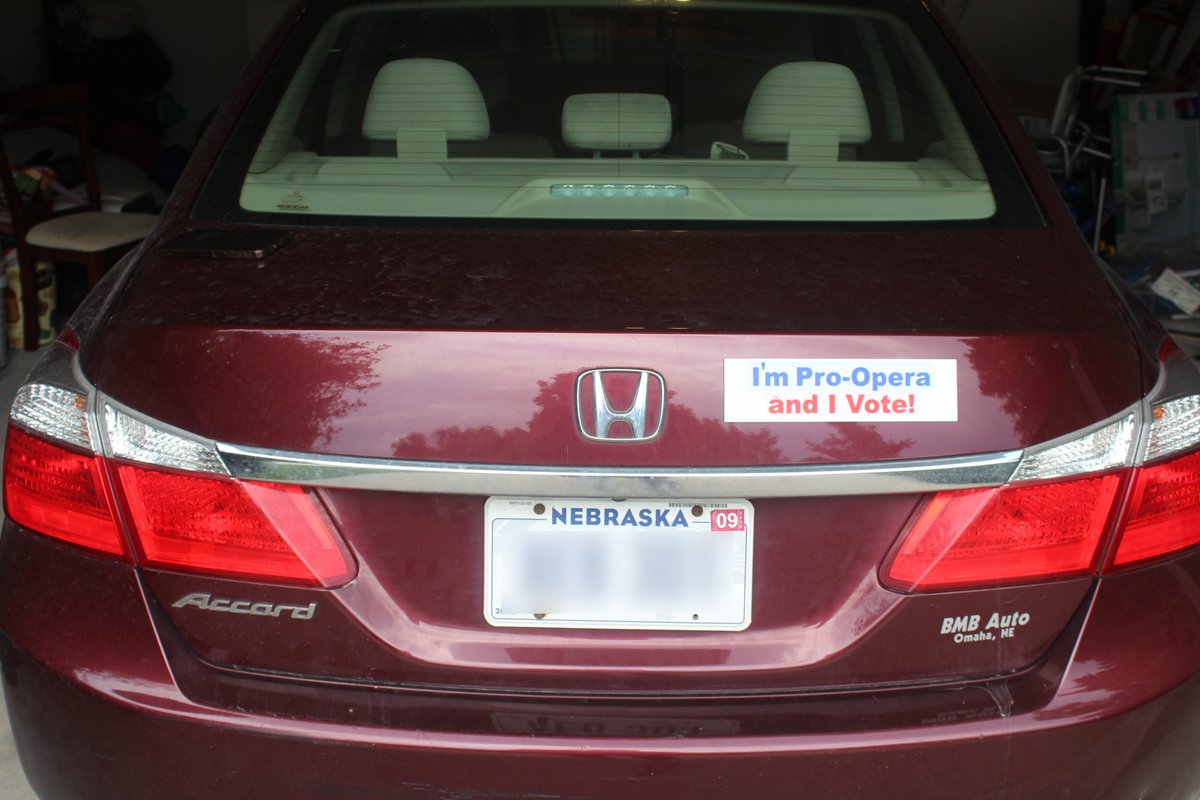 modelsbytony's tweet photo. Confession: I'm a huge fan of the show Frasier. Thought I'd make myself a funny, 3D printed bumper "sticker" (attached with magnets). Didn't expect the infill to show through, but I think it's funny :) https://t.co/YQMEoD6TTA