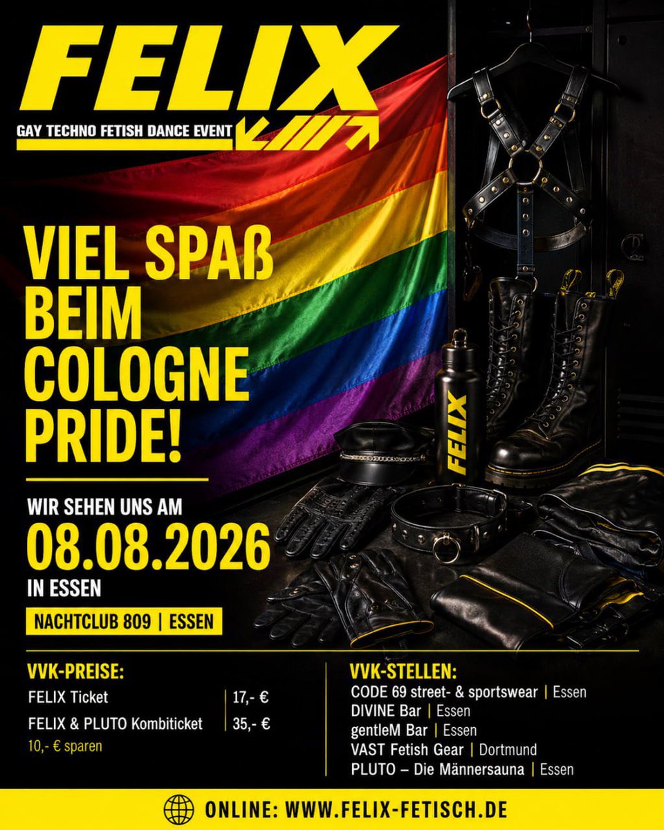 shirtslover_'s tweet photo. https://t.co/aRQMWWSda3. #colognepride #csd #gayfetish #gayfetishparty #fetishparty #ruhrcsd #csdessen #felixfetisch https://t.co/kRfRrfwtsL