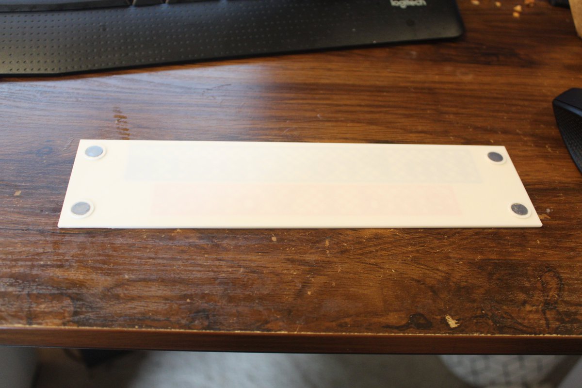 modelsbytony's tweet photo. Confession: I'm a huge fan of the show Frasier. Thought I'd make myself a funny, 3D printed bumper "sticker" (attached with magnets). Didn't expect the infill to show through, but I think it's funny :) https://t.co/YQMEoD6TTA