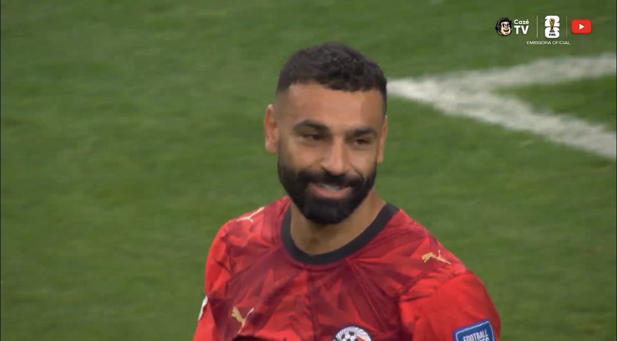 futebol_info's tweet photo. Salah meteu uma cavadinha num mata-mata de Copa do Mundo e saiu RINDO.

📸 Reprodução/CazéTV https://t.co/lDEPx6LwVi