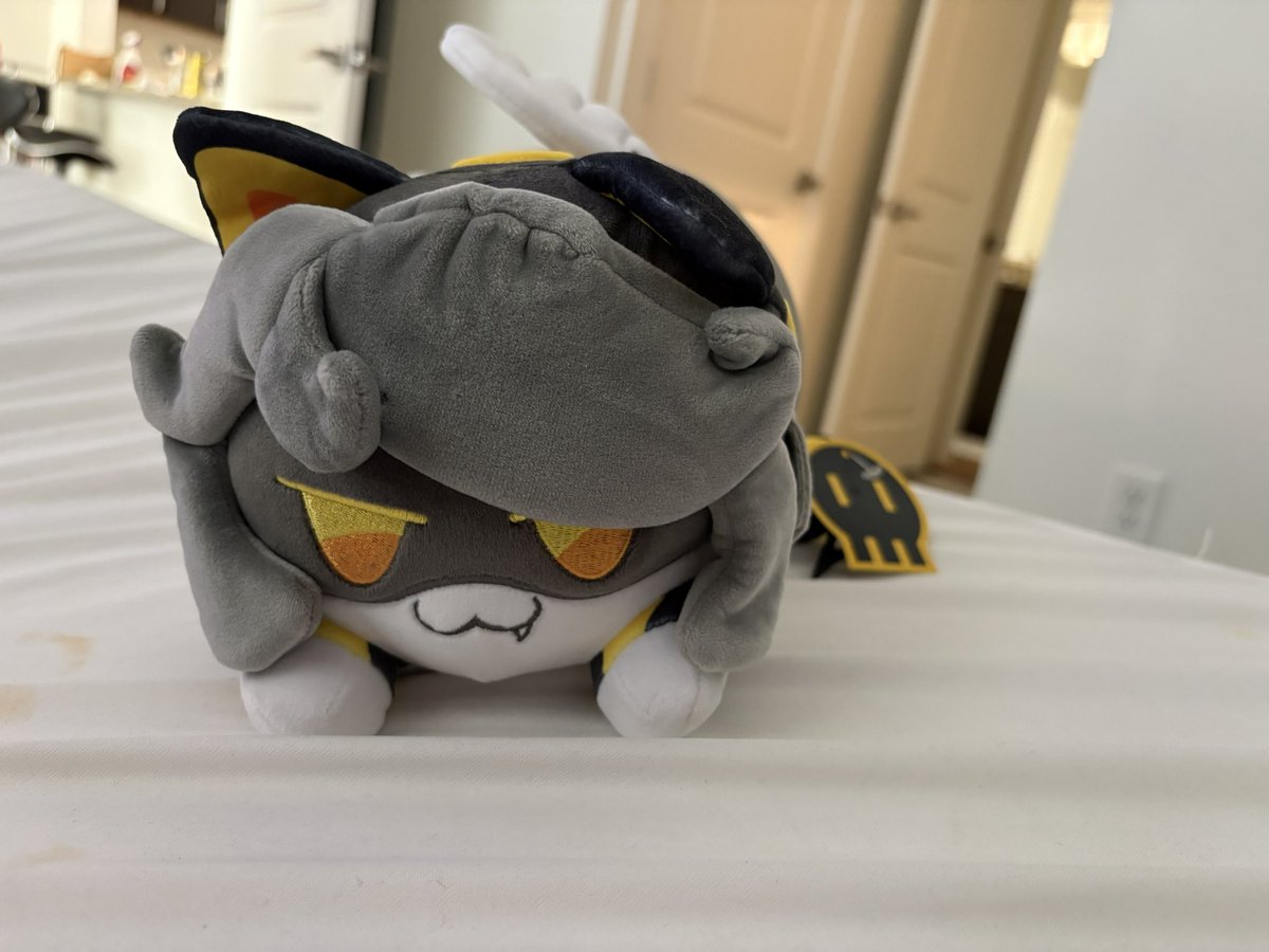 Ry_2802's tweet photo. LOOOOK AT HEEEER SHE’S SOO PRETTY 

#murderdrones #glitchprod #V #plushies 

#glitch https://t.co/q5sPdkWUTB