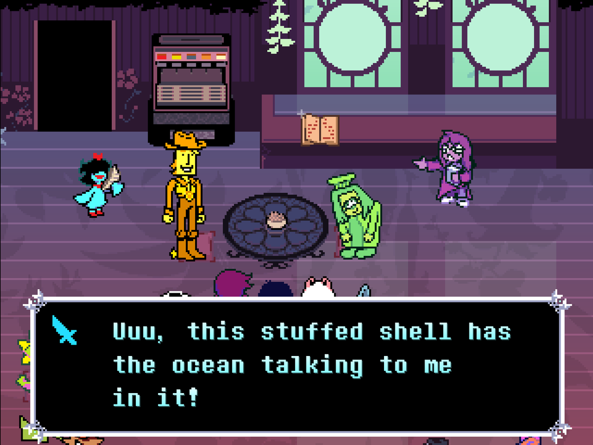 LogicalRatio_'s tweet photo. Okay, so, what if they found &amp; adopted Kris at the beach...? #DELTARUNE https://t.co/kL9RBP1KhM