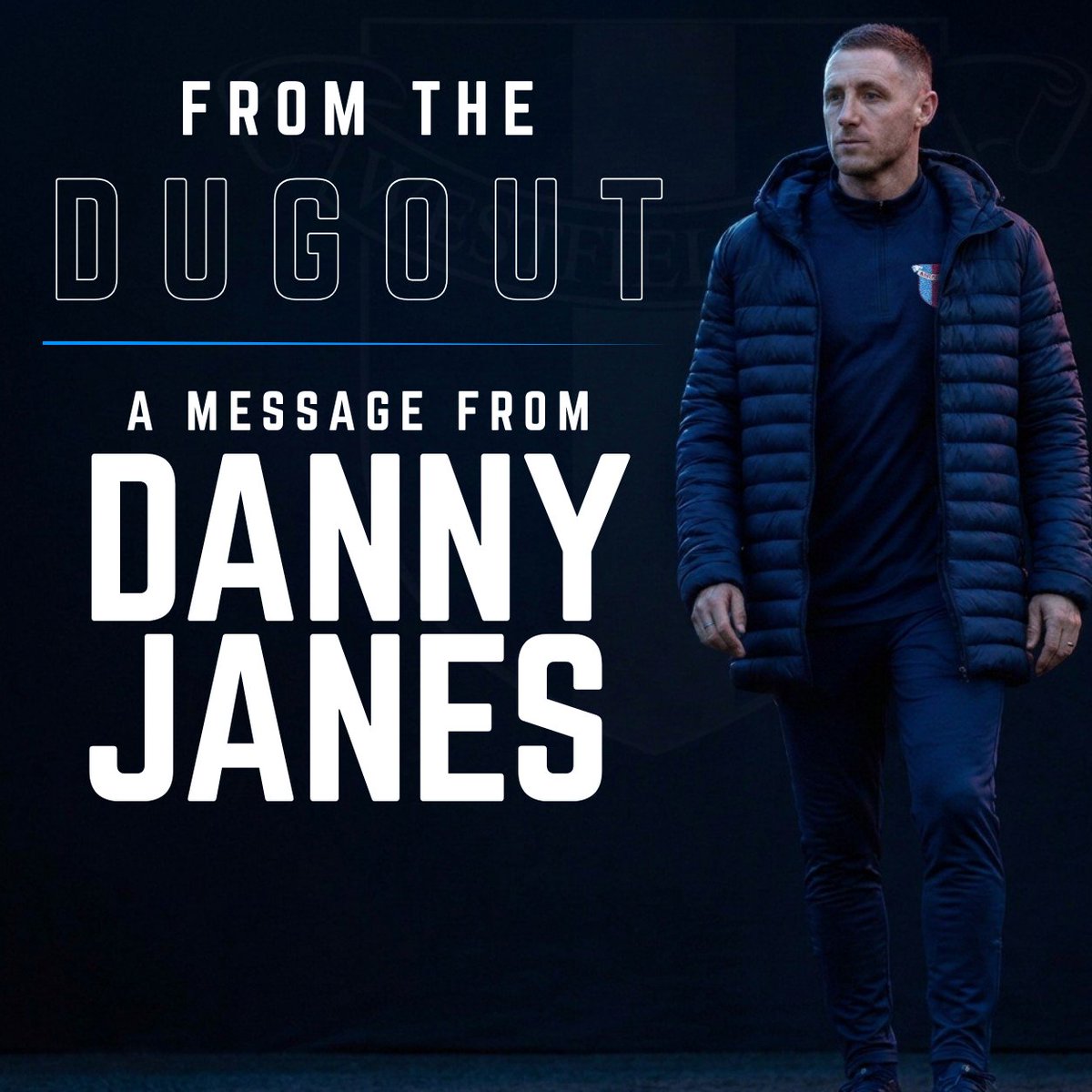 Westfieldsfc1's tweet photo. FROM THE DUGOUT: A message from Danny Janes ⚽
(PART 1)
#FieldsTogether🟣🔵 https://t.co/407slnSg1b
