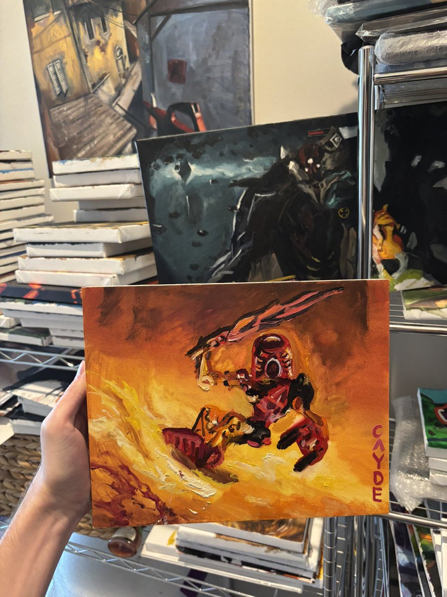 caydeplanet's tweet photo. Anyone want a painting? https://t.co/9qVp1TooXq