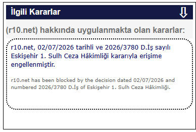 darkwebhaber's tweet photo. Türkiye'nin en popüler ticaret forumlarından olan R10'a erişim engeli getirildi. https://t.co/Qk7mrG767V