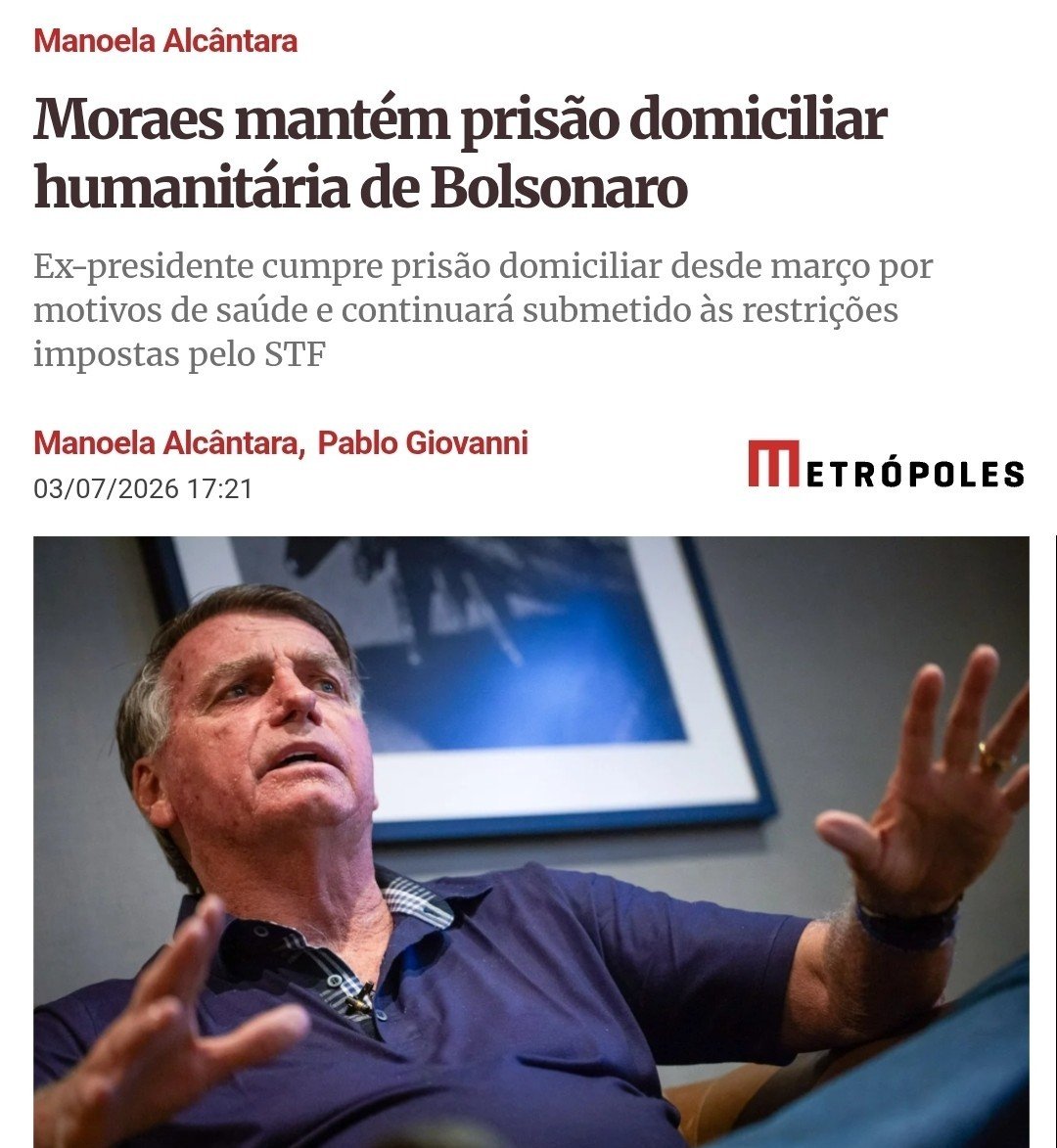 CamargoDireita's tweet photo. A prisão de Bolsonaro é cruel, injusta, desumana. Chamá-la de humanitária é um escárnio. https://t.co/EZElJQ8kuy