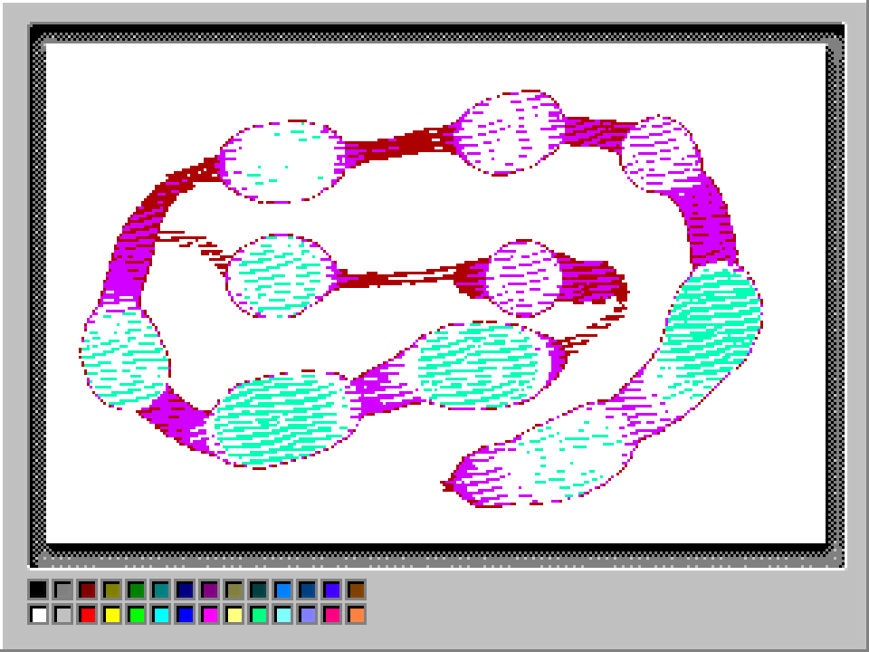 sabslikesobs's tweet photo. Quick evil eggs in an alien tube... draw mixed-opacity black over a white fill layer, then make a gradient map layer in dither mode. The gradient mapper turns anything grayscale into pixel-paint.

#krita #pixelart #tutorial https://t.co/lJC6SfxKdO