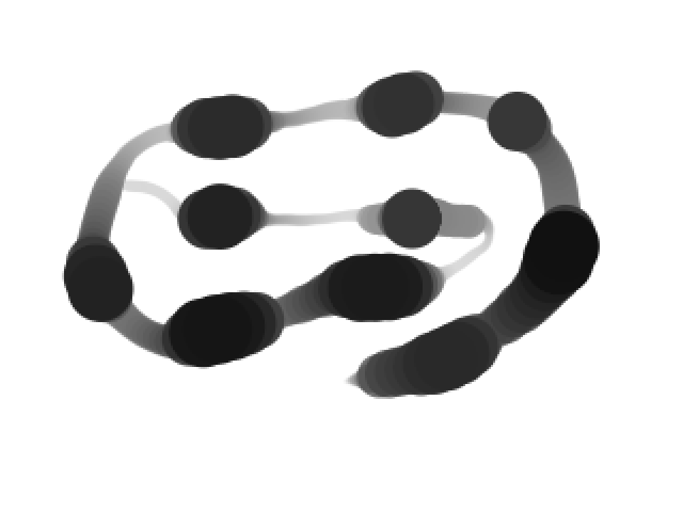 sabslikesobs's tweet photo. Quick evil eggs in an alien tube... draw mixed-opacity black over a white fill layer, then make a gradient map layer in dither mode. The gradient mapper turns anything grayscale into pixel-paint.

#krita #pixelart #tutorial https://t.co/lJC6SfxKdO