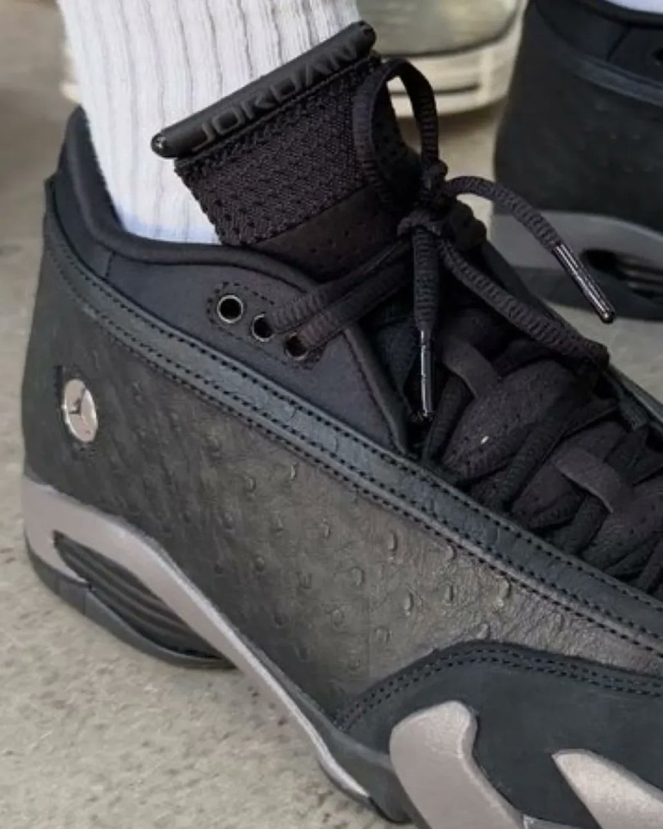SneakerScouts's tweet photo. Release Date: Air Jordan 14 Low 'Black Pack' - October 3, 2026 |$240| 

https://t.co/o03S5KqytJ https://t.co/bE9M3e7WRc