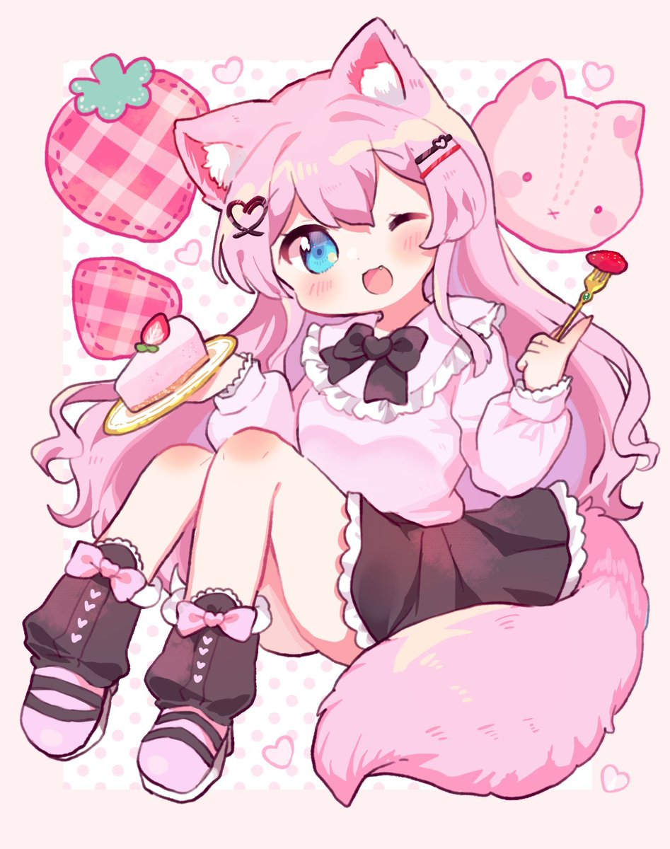 monowasurechii's tweet photo. What is your current comfort food? 
Mine is cheesecake, dino nuggies, Zoodles, and Pizza Pockets. Yeah none of them are the healthiest but they are delicious. 
🎨@/mokarooru_0x0 https://t.co/LLJRUXuLqq