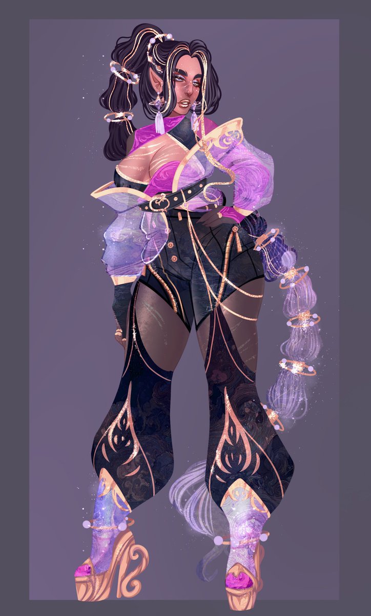 AnnicaDraws's tweet photo. character design collab comm with my wife @lavender_birds  for @Tapm0re once again!

thank you!! https://t.co/a3n6xIMZVf