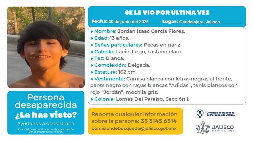 NadiaMadrigal's tweet photo. En #Jalisco 6 adolescentes desaparecen en una semana en GDL y Vallarta tras sus graduaciones mientras Lemus prefiere el #Mundial no ve la violencia a menores, no es reconocida y mucho menos atendida. https://t.co/FZD1DEvw9g