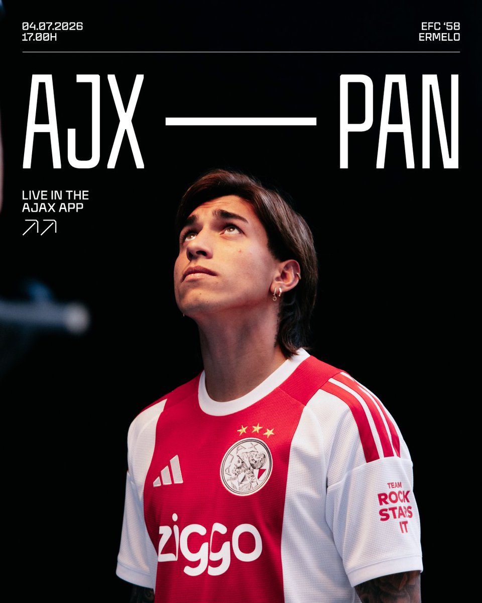 AFCAjax's tweet photo. First friendly of the 26/27 season 🤝

Watch live in the Ajax App.