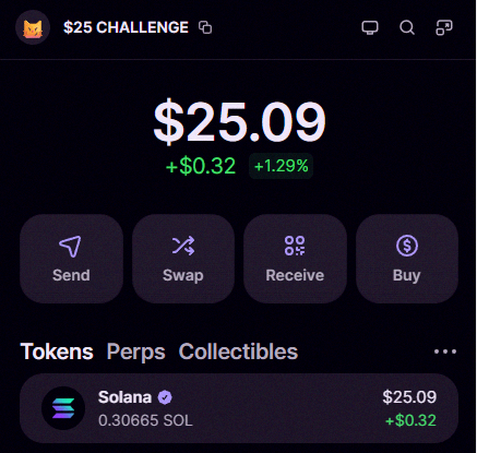 Unesxpected's tweet photo. Kicking off a $25 → $25,000 degen challenge 🔥

Made a private tg channel for all my plays.

Comment below to get in (and you gotta follow first).
Only open for 24 hours. https://t.co/vTcatA8M7a