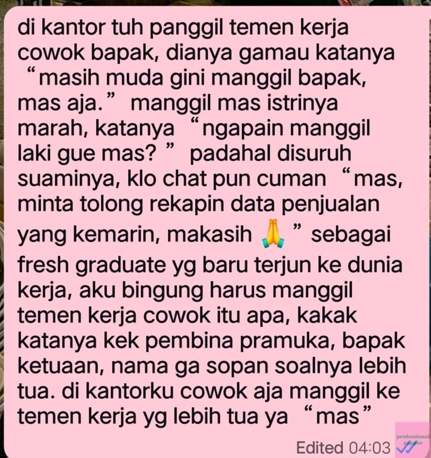 yappingfess's tweet photo. yap! aku harus manggilnya apa? dan chat ketikannya harus gimana? especially buat para istri, aku jadi overthinking takut salah. https://t.co/mCibHHX965