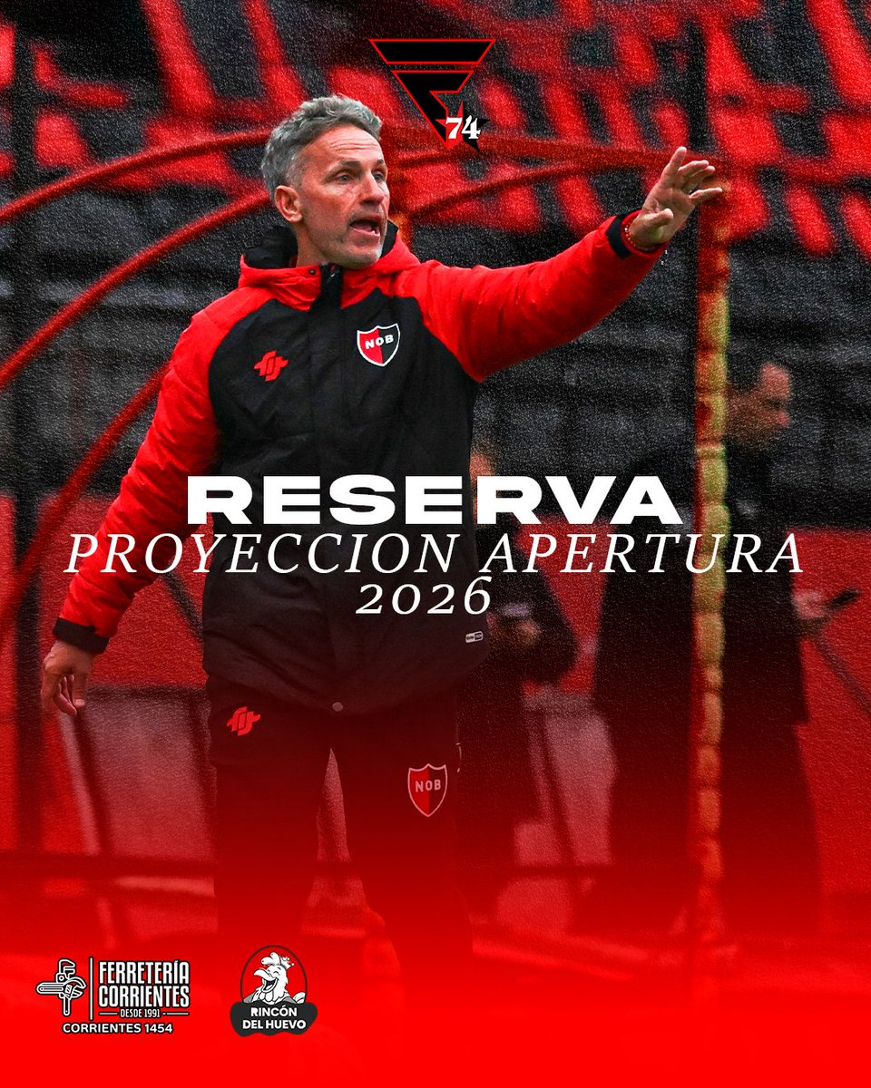 FRRNOB's tweet photo. 🔴 TORNEO PROYECCIÓN APERTURA 2026! ⚫️

👉🏼 Tras caer por 2-1 frente a Vélez el pasado domingo por los cuartos de final del campeonato, estos son los números de la reserva de Newell's en los primeros 6 meses del año.

🚩 Gran semestre chicos, a seguir mejorando! 🏴 https://t.co/GxiwQ5MW3U