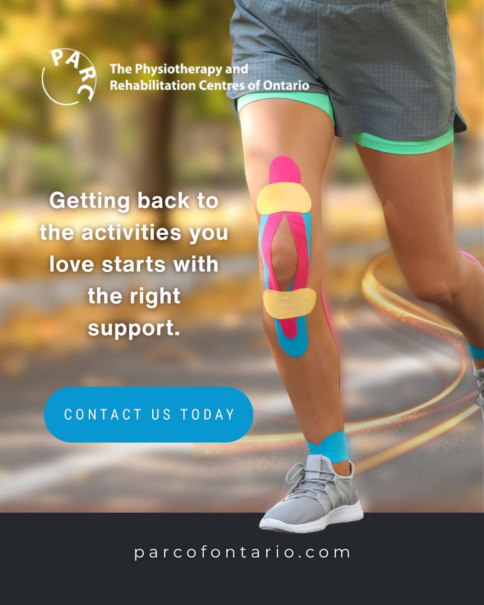 PARCofOntario's tweet photo. Return to the activities you love with personalized sports therapy focused on mobility, recovery, strength, and injury prevention.
https://t.co/uf6FyBCbCi
#SportsTherapy #Rehabilitation https://t.co/gYjEoWZgbn