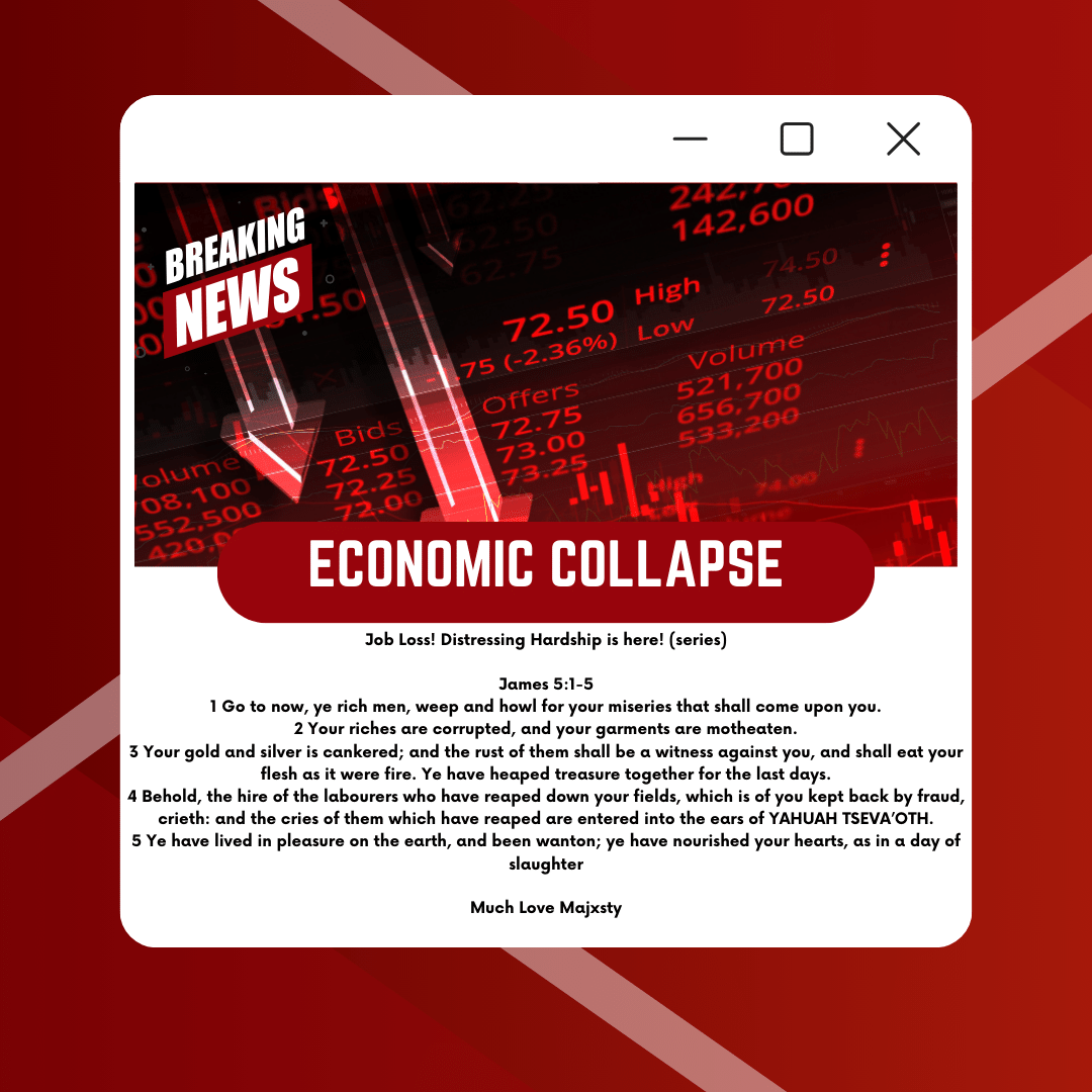 MAJXSTY's tweet photo. Job Loss! Distressing Hardship is here! (series)-James 5:1-5
https://t.co/w6dwr59xLx
Much Love Majxsty https://t.co/QiPKV2s8xC