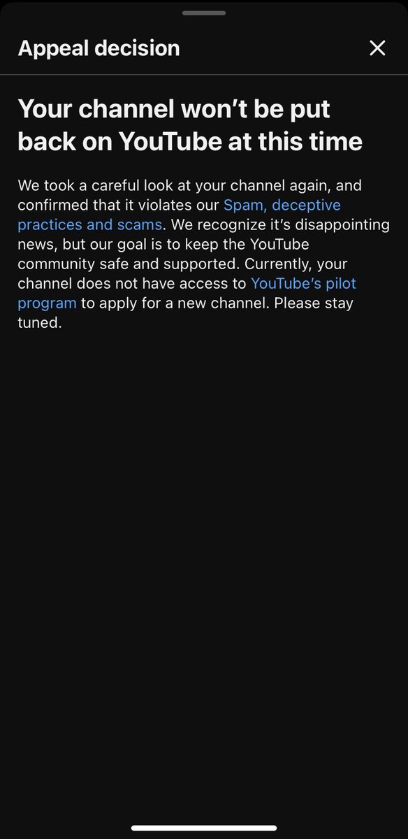 aooYojoo's tweet photo. @YouTubeCreators I’m waiting for a respond and a dm, I been sending multiple post about my channel being falsely terminated and still haven’t got any response or any human to review my channel https://t.co/DFTx5X3yZc