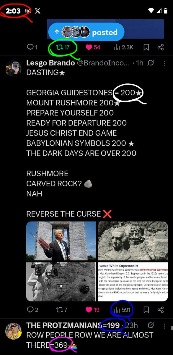 DeanDavis33's tweet photo. 🐸1️⃣7️⃣ #Seventeen
2️⃣0️⃣6️⃣ #TwoZeroSix
😏 #WhatAreTheOdds 😁
5️⃣9️⃣1️⃣ #FiveNineOne
2️⃣0️⃣0️⃣ #TwoHundred
1️⃣9️⃣9️⃣ #OneNineNine 🪞
3️⃣6️⃣9️⃣ #ThreeSixNine ✊ https://t.co/Mr3EC2eLyL