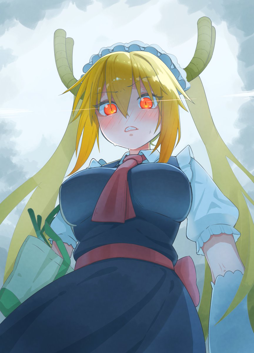 IchigoJamMk2's tweet photo. トール様が恥ずかしがっている顔を見たい絵
#小林さんちのメイドラゴン https://t.co/FSjWX3AAdl