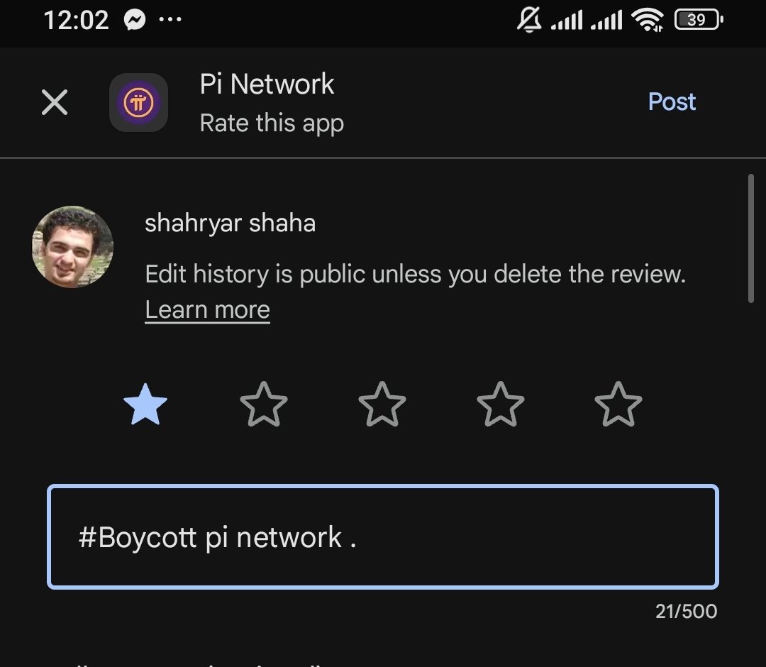 shahryar_90k's tweet photo. #Boycott $Pi network 
#uninstall  pi network app.

Let's launch a massive campaign to delete the pi app and lower its rating in the App Store and Google Play.

@PiCoreTeam
 🔥🔥🔥🔥 

#PiNetwork #Pi #picommunity #picoin #Piarmy #pioneers $Pi
$BTC $ETH $SOL $SUI $XLM
$HBAR 
@nkokkalis @Chengdiao @amr_nannaware