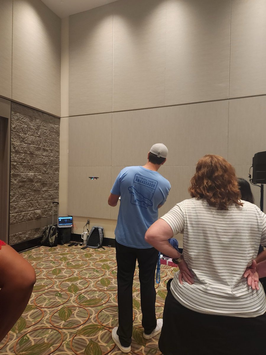StevenFoxworth's tweet photo. So glad I was able to help share the story of @Robolink Drones at @ISTElive2026 Orlando. During a playground session, I  showed interested educators and leaders about the awesome capabilities of Robolink and how with it, students can go from novice to advanced. #istelive26 https://t.co/NyBtftx65x